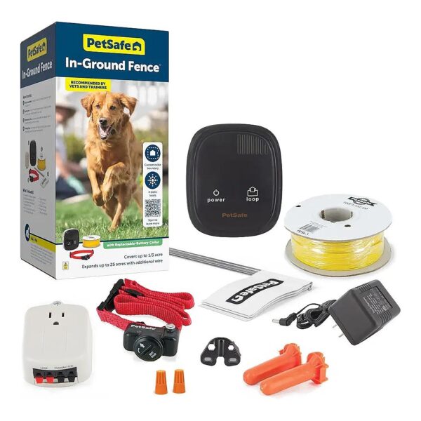 Create Safe Enclosures for Pets in Your Yard with Expandable In-Ground Pet Fence Kit