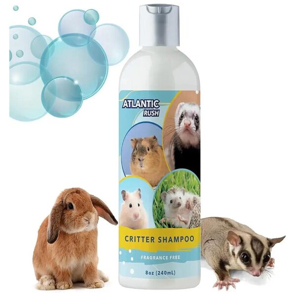 Critter Shampoo for Small Pets, Fragrance Free, Gentle and Effective