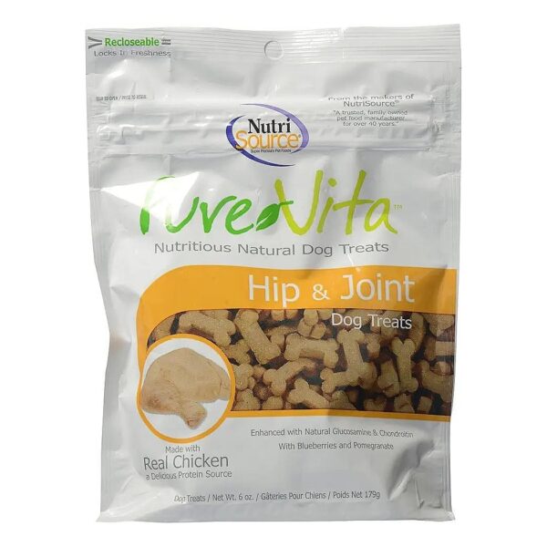 Crunchy Chicken Dog Treats for Hip and Joint Mobility and Health