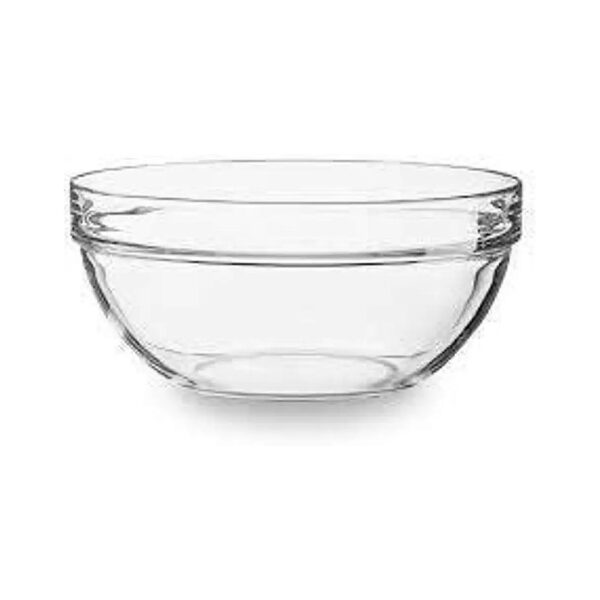 Crystal Clear Glass Bowls for Cats and Small Dogs, 7oz Capacity, Food and Water Dishes