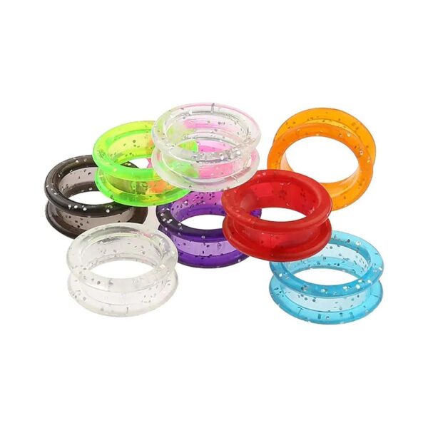 Custom Fit Shear Finger Rings with Silicone Material for Pet Grooming, Anti Slip Design