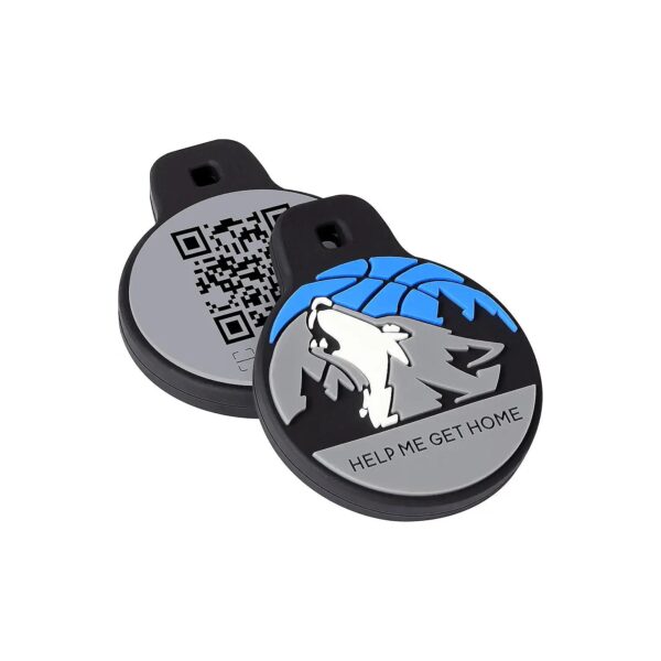 Customizable Dog ID Tags with Silent Silicone and Advanced Security