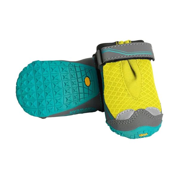 Customizable Fit Dog Boots with Rubber Soles for Trail Running and Hiking