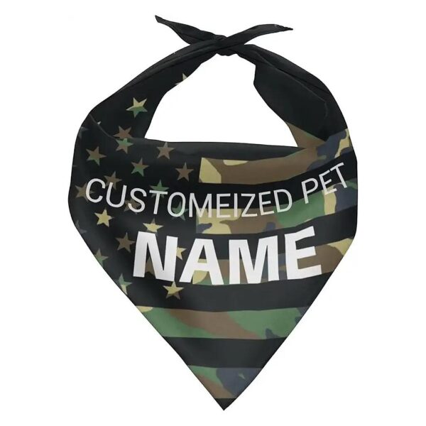 Customizable Pet Triangle Bibs Adjustable Scarf Neckerchief for Dogs