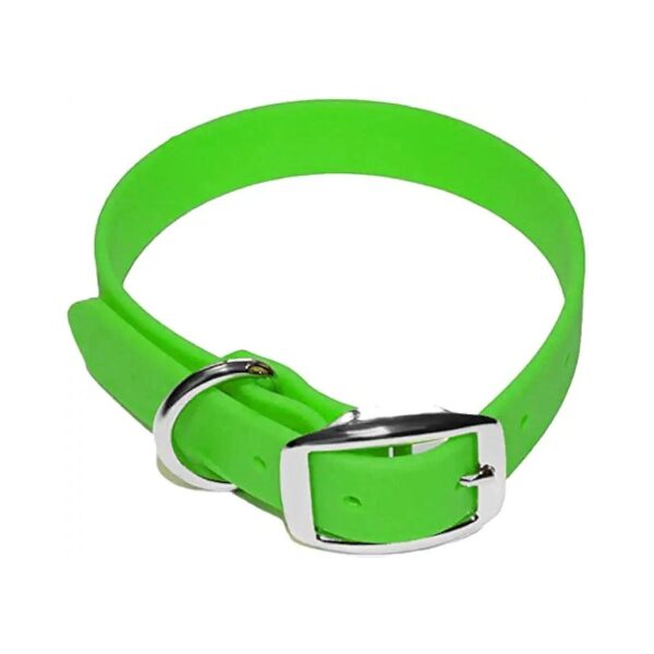 Customizable Waterproof Dog Collar with Vinyl Coated Webbing for Small to Large Dogs