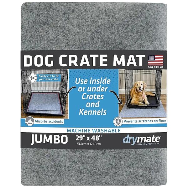 Customizable and Absorbent Dog Crate Mat for Kennel Training and Floor Protection