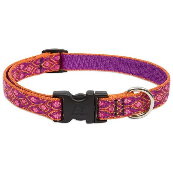 Cute Alpen Glow Collar for Small Dogs with Adjustable Size and Pattern