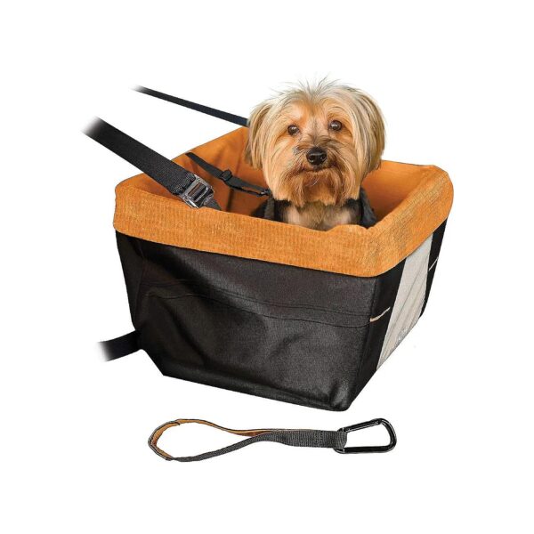 DIY Dog Car Seat for Small Dogs with Adjustable Belt and Storage