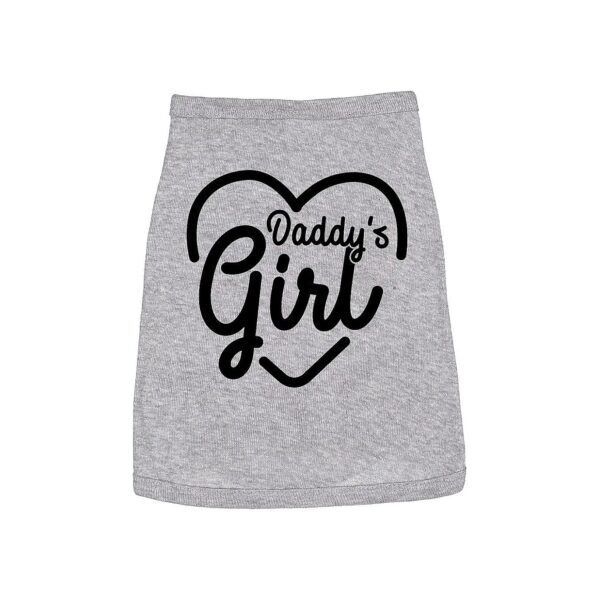 Dad Joke Dog Shirt Daddys Girl Cute Fun Apparel for Medium to Large Breed Dogs XXL Size