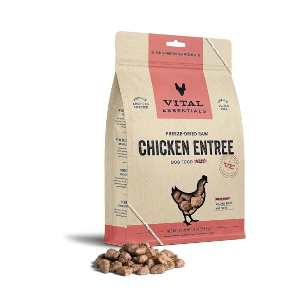 Daily Essentials Freeze-Dried Raw Chicken Dog Food for Active Pets