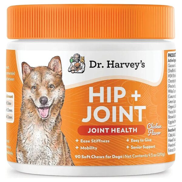 Daily Joint and Hip Health Supplement for Dogs with Glucosamine and Chondroitin