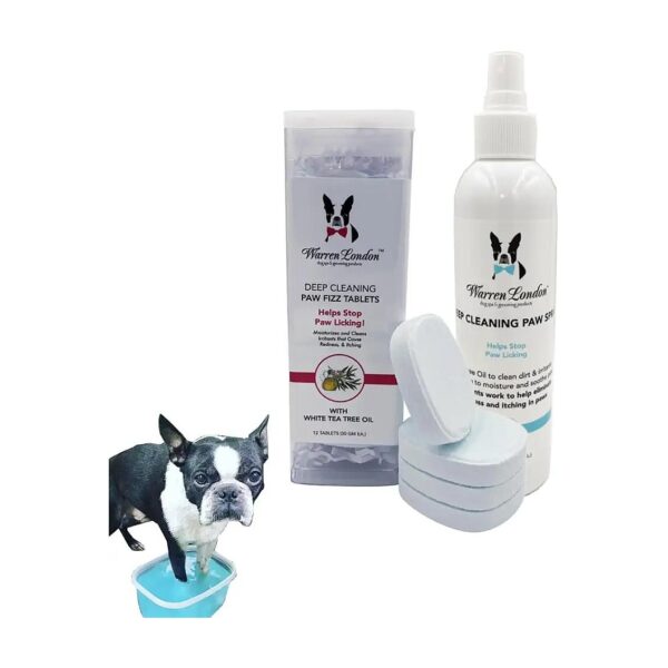 Deep Cleaning Paw Spray for Dogs with Itchy Paw Relief