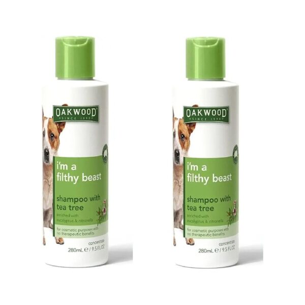 Deep Nourishing and Fresh Floral Pet Shampoo with Tea Tree Oil 2 Pack