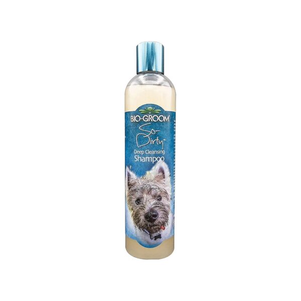 Deeply Rehydrating Soy-Protein Dog Shampoo for Smelly Dogs