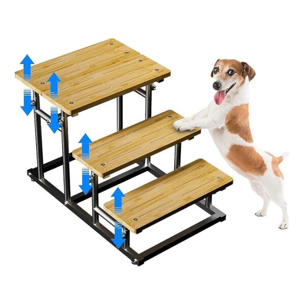 Deformable Pet Ladders for Small to Medium-Sized Dogs with Adjustable Height Options