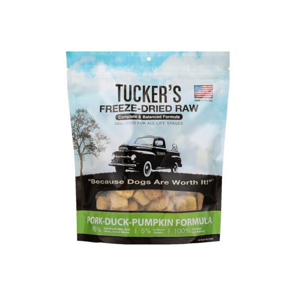 Delicious Freeze Dried Dog Food with Pork Duck Pumpkin Formula 14oz