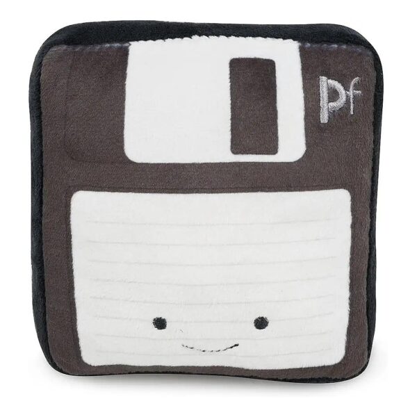 Delightful Plush Floppy Disk Dog Toy with Fun Sounds and Soft Fleece