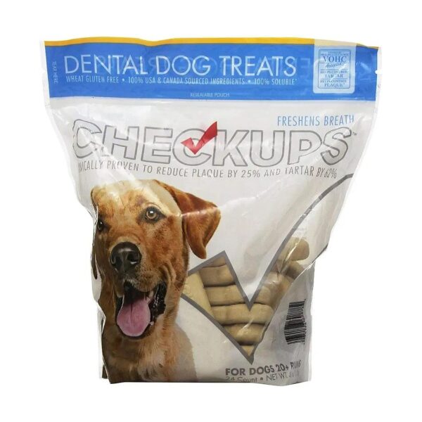 Dental Treats For Dogs - 24ct 48 Ounce Pack For Healthy Teeth And Gums