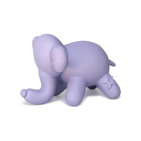 Detailed Latex Elephant Dog Toy with Natural Filling and Bio