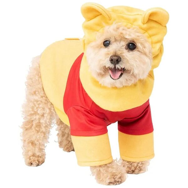 Disney Winnie the Pooh Dog Costume with Headpiece for Small Pets