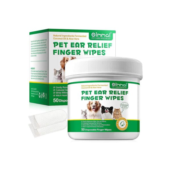 Disposable Ear Wipes for Dogs and Cats Effective Ear Wax Removal and Deodorizing