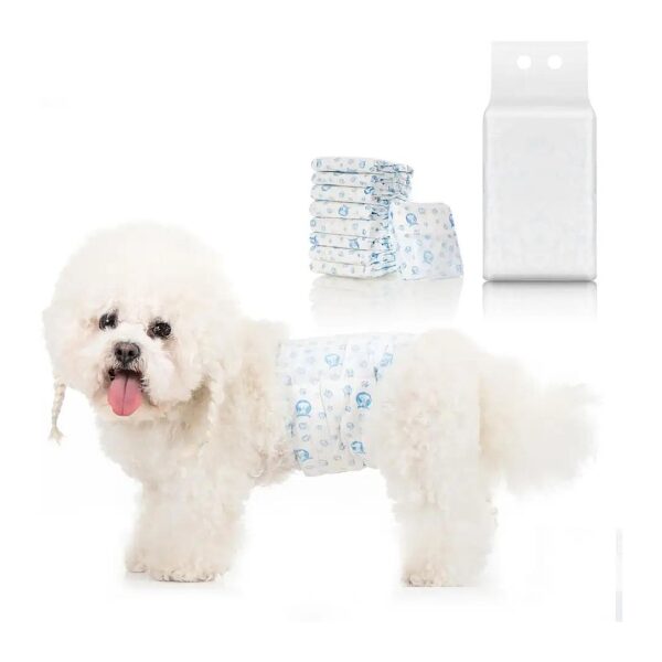 Disposable Male Dog Diapers for House Training and Traveling Dogs