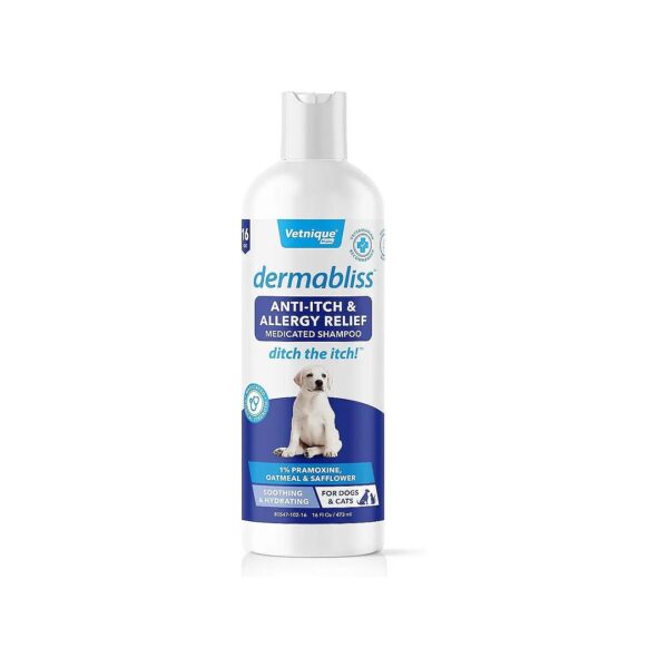 Dog Allergy and Itch Relief Supplements with Omega 3-6-9 and Biotin