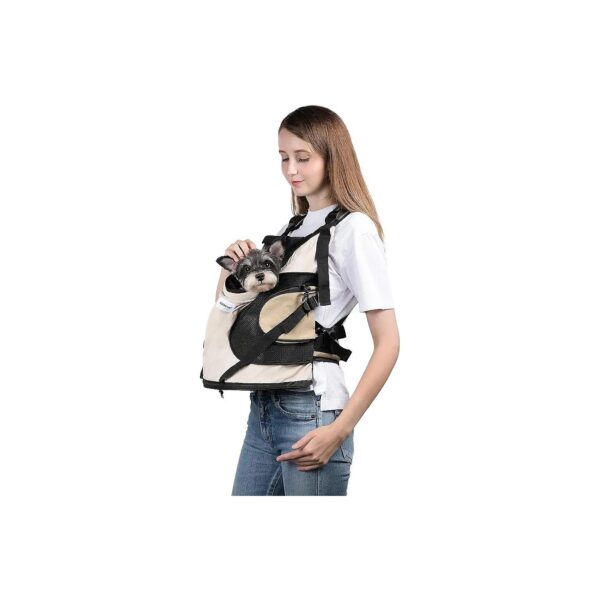 Dog Backpack Carrier for Small Dogs with Adjustable Shoulder Straps