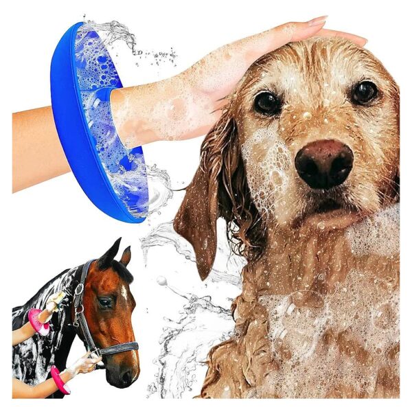 Dog Bathing Supplies Kit - Waterproof Wrist Cuffs for Pet Owners and Groomers