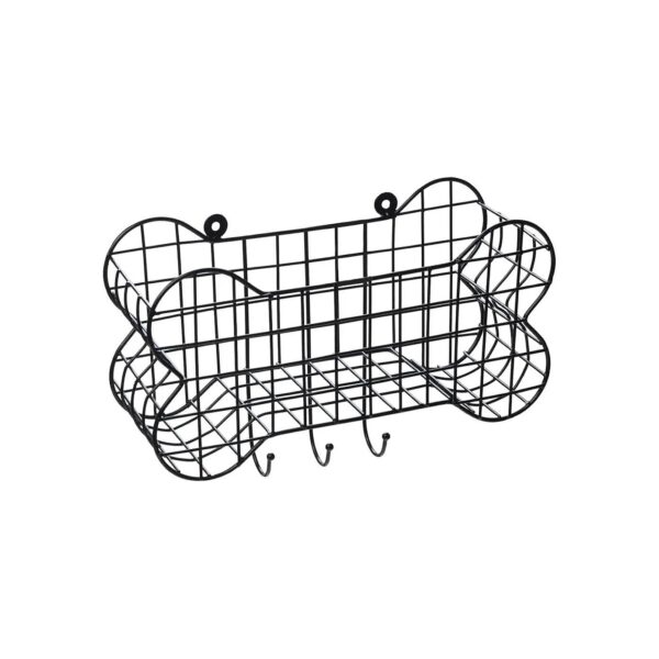 Dog Bone Wire Storage Shelf for a Clutter-Free Home with Pet Essentials