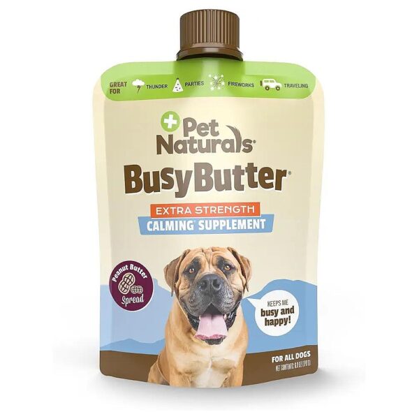 Dog Calming Peanut Butter with Melatonin for Stress and Anxiety Relief