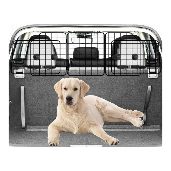 Dog Car Safety Barrier for Large Pets, Heavy Duty Wire Mesh, Universal Fit