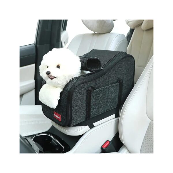 Dog Car Seat Center Console Small Pet Booster Seat for Cats and Dogs Travel Bags