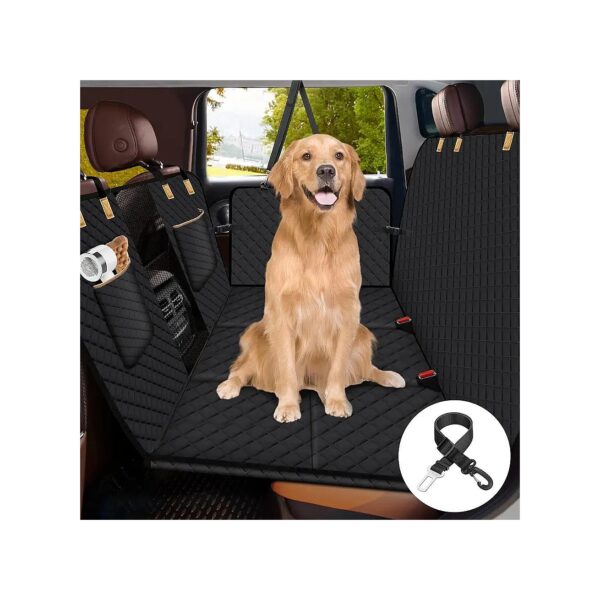 Dog Car Seat Cover with Universal Fitment for Comfort and Safety