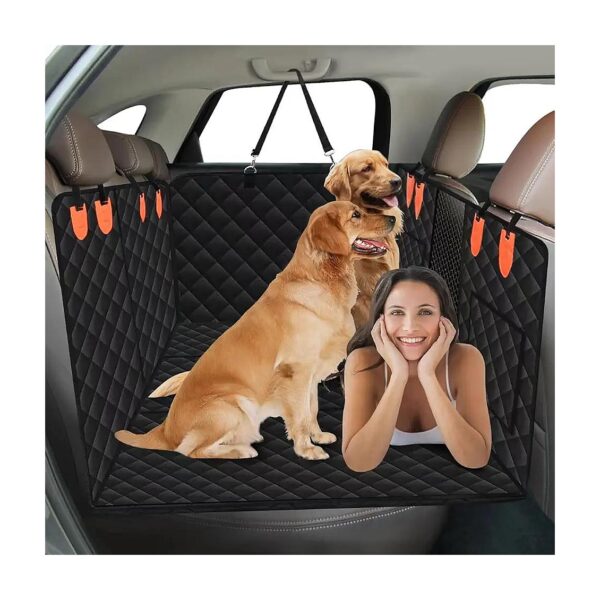 Dog Car Seat Hard Bottom Extender Cover for Back Seat Comfort