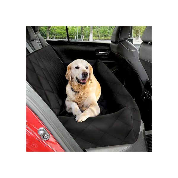 Dog Car Seat for Large Dogs Up to 100lbs Waterproof Travel Bed for Car Back Seat