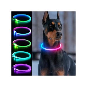 Dog Collar Light for Large, Medium, Small Breeds at Night