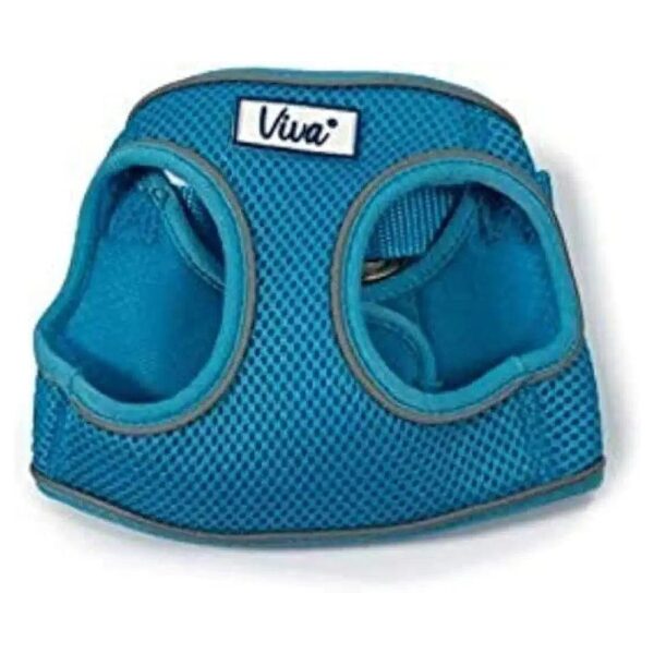 Dog Comfort Harness with Step-in Design and Air-Mesh Fabric Blue Medium 46-54cm