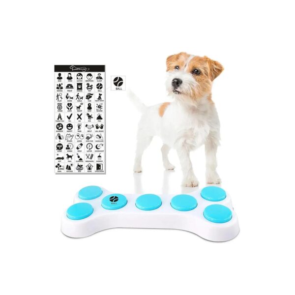 Dog Communication Set with 7pcs Recordable Buttons for Pet Training and Expression