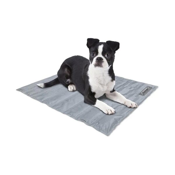 Dog Cooling Pad with Gel Filling 12" x 16" Silver Small Size for Small Pets