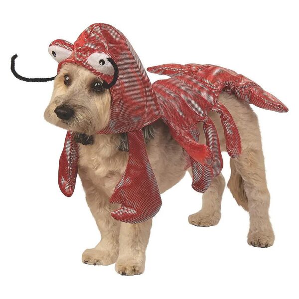 Dog Costume for Lobster Lovers with Medium Fit Options