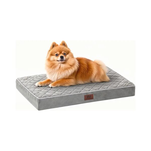 Dog Crate Bed with Orthopedic Support and Anti-Slip Bottom for XXL XL Large Medium Dogs