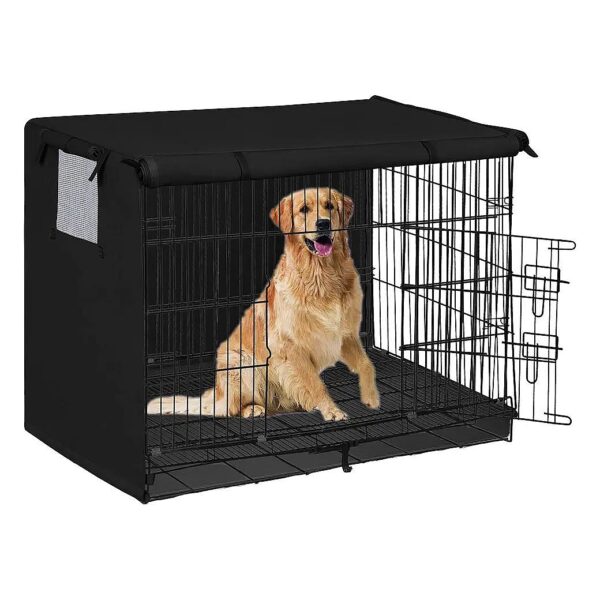 Dog Crate Cover 42 inches Waterproof Coat Oxford Material for Pets