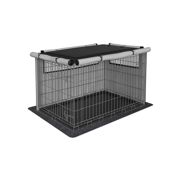 Dog Crate Cover, Comfortable Ventilated Pet Kennel Cover for 48 inches Dog Cage