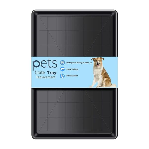 Dog Crate Tray 36'' Chew-Proof Replacement Pan for Potty Training