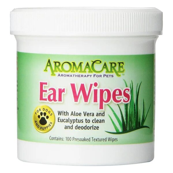 Dog Ear Care Essentials - 100 Count Disinfecting Ear Wipes