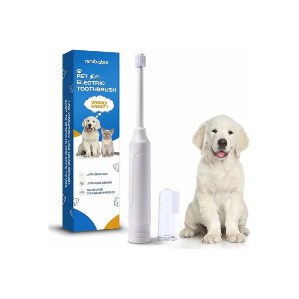 Dog Electric Toothbrush with No Vibration and Low Noise Design