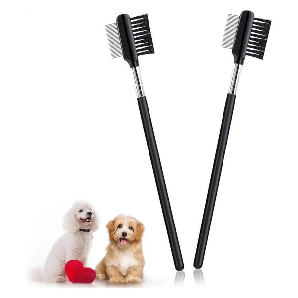 Dog Eye Tear Stain Removal Comb - Expertly Designed for Small to Medium Breed Dogs