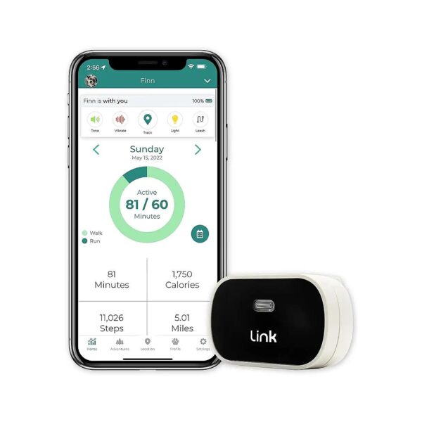 Dog Fitness and Wellness Tracker with GPS, Bluetooth, and Wi-Fi Connectivity