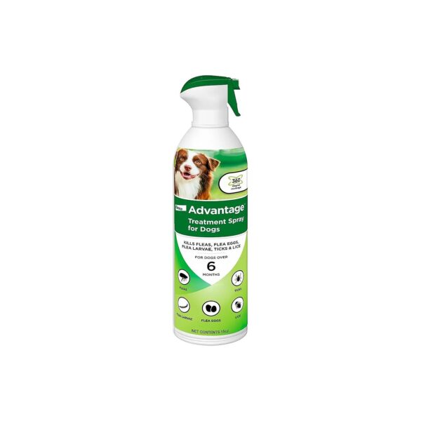 Dog Flea and Tick Repellent Spray Kills Preadult Fleas and Flea Eggs